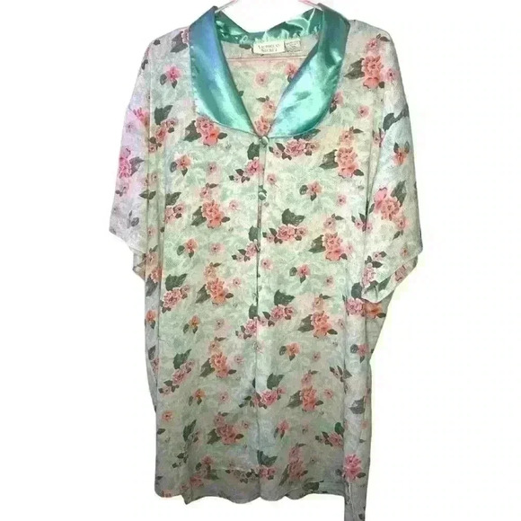 VINTAGE 90s VICTORIA’S SECRET FLORAL ROBE - Picture 1 of 6